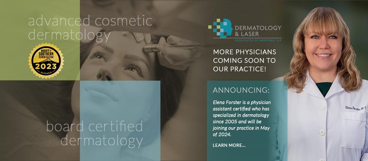 Elena Forster is a physician assistant certified who has specialized in dermatology since 2005 and will be joining our practice in May of 2024